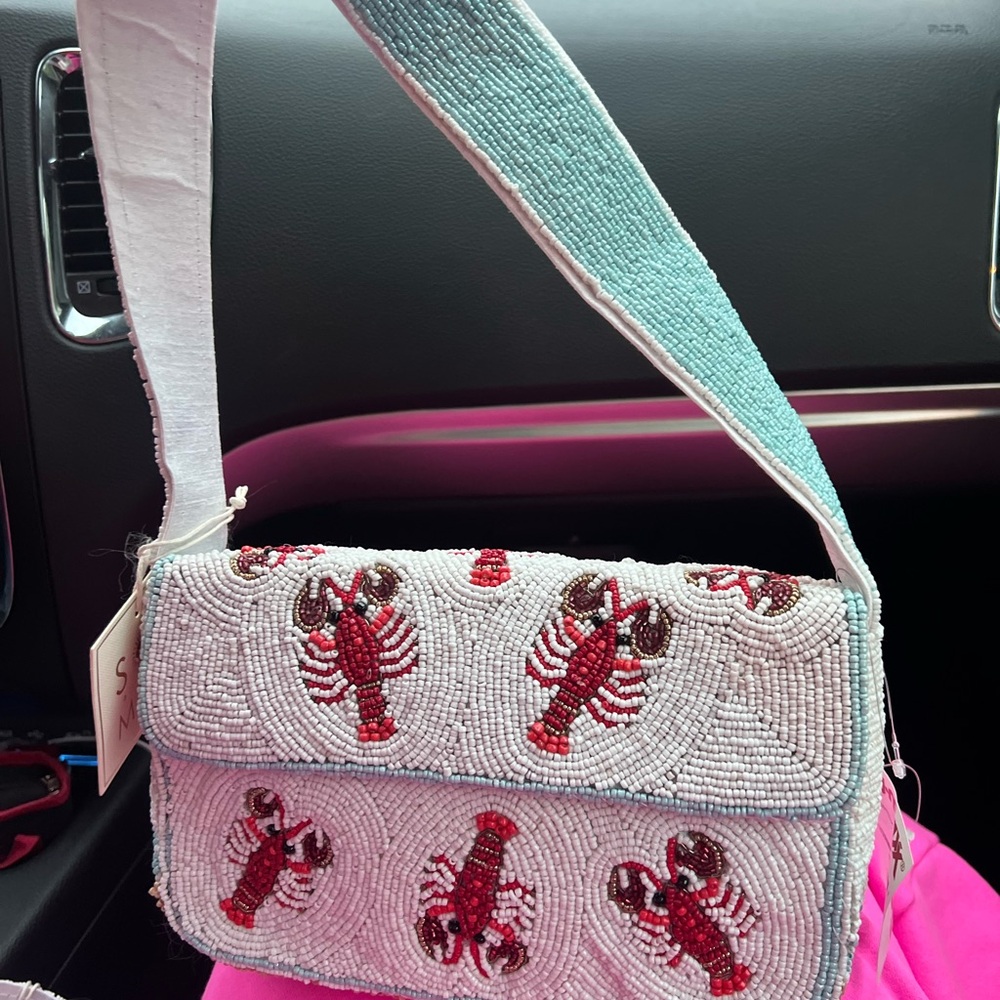 Beaded Lobster Bag